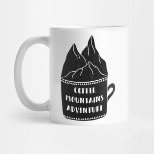 Coffee - Mountains - Adventure Mug